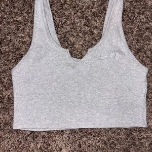 LSKD Women's Light Gray Tank Top